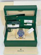 2017 Rolex Submariner "Bluesy" 40mm 116613LB Two-Tone Blue Dial