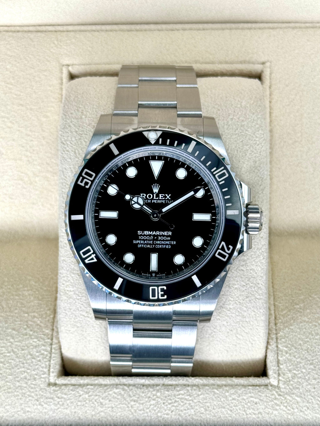 NEW 2023 Rolex  Submariner 41mm 124060 Stainless Steel Black Dial