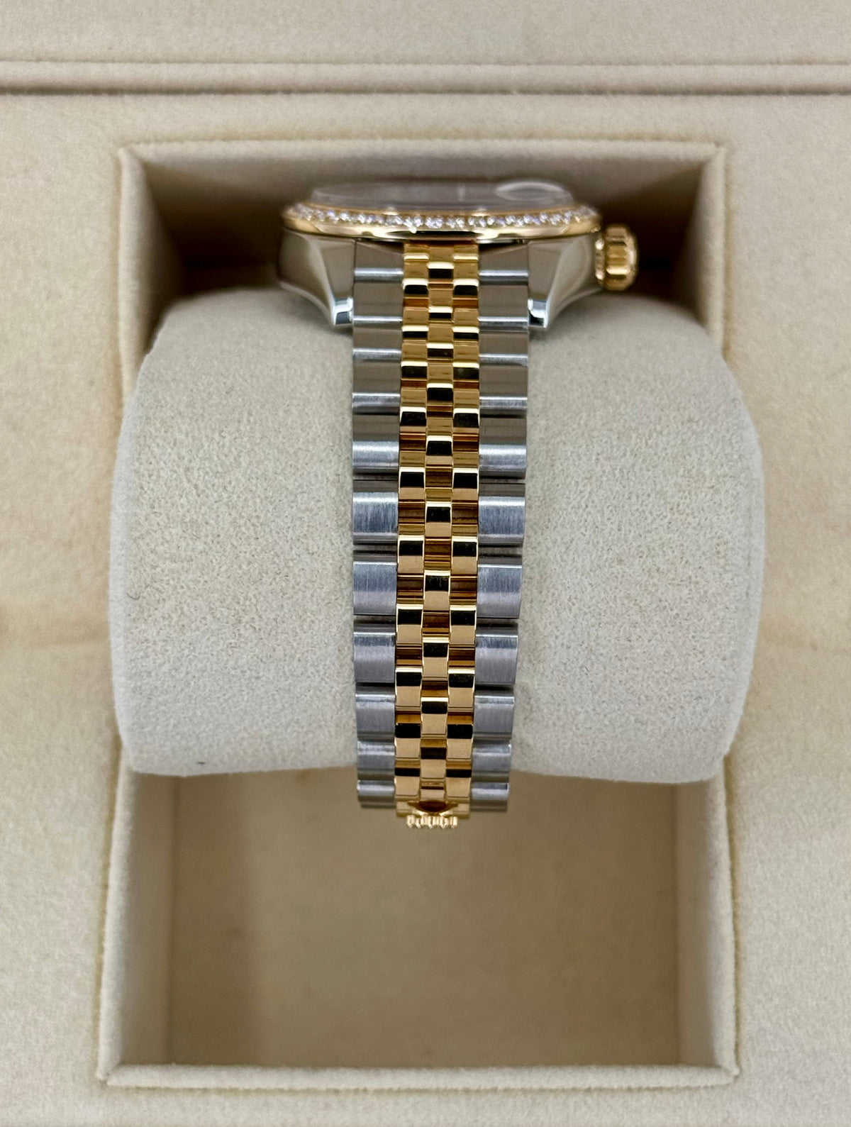 2018 Lady-Datejust 28mm 279383RBR Lavender Stripe Motif Diamond Dial