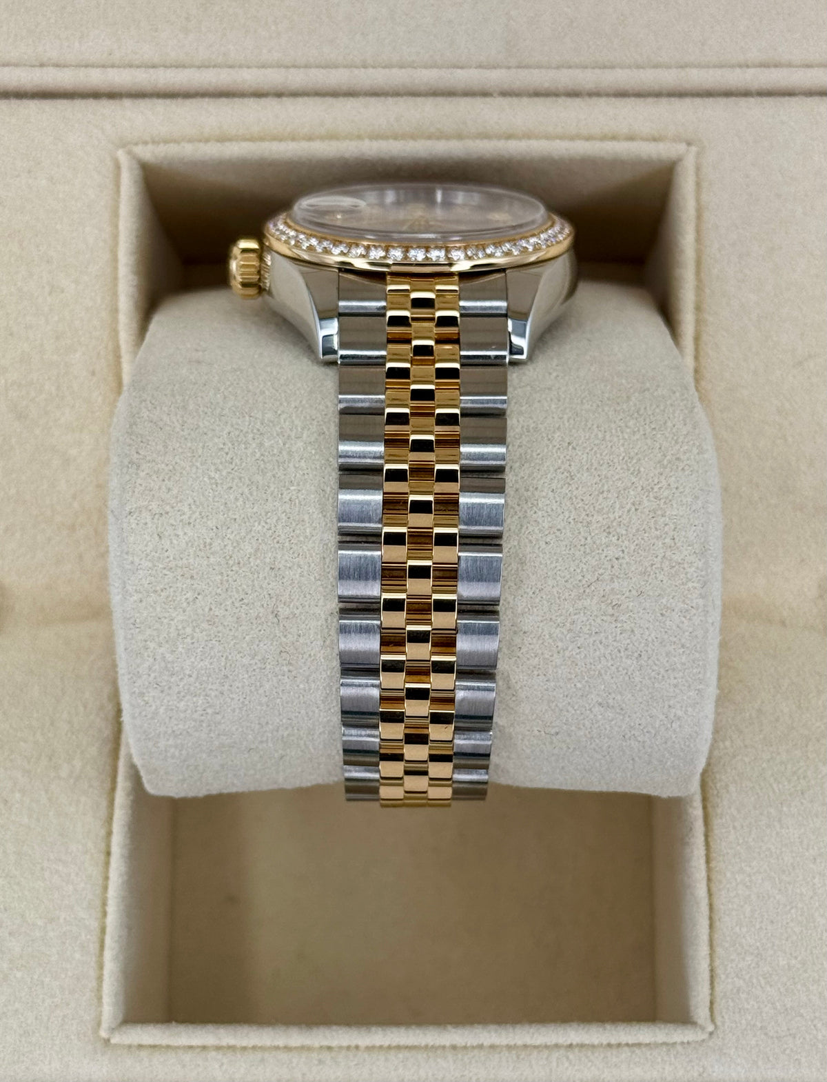 2018 Lady-Datejust 28mm 279383RBR Lavender Stripe Motif Diamond Dial