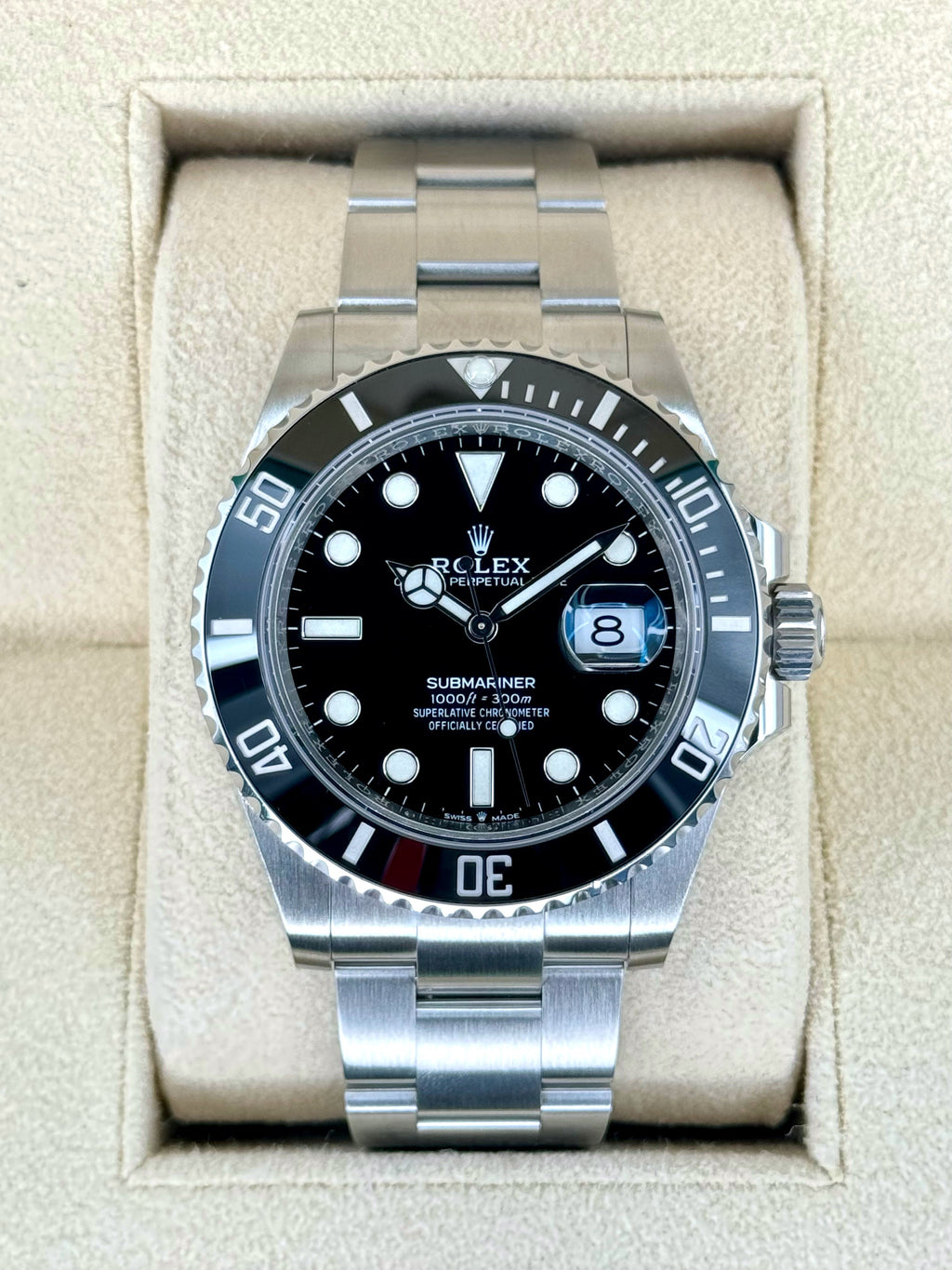 2022 Rolex Submariner 41mm 126610LN Stainless Steel Black Dial