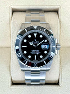 2022 Rolex Submariner 41mm 126610LN Stainless Steel Black Dial