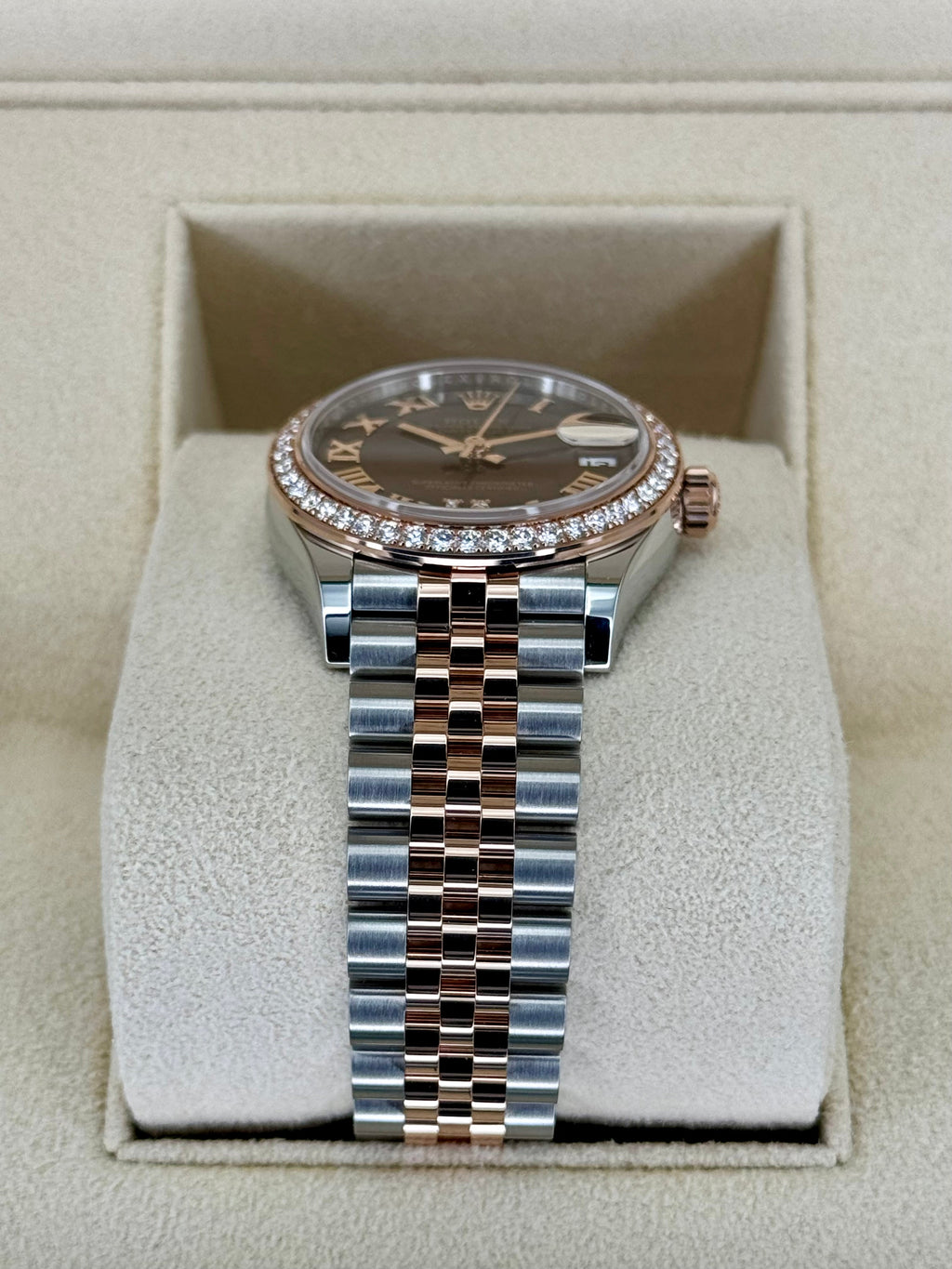 NEW 2023 Rolex Lady Datejust 31mm 278381RBR Two-Tone Chocolate Dial