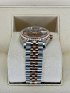 NEW 2023 Rolex Lady Datejust 31mm 278381RBR Two-Tone Chocolate Dial