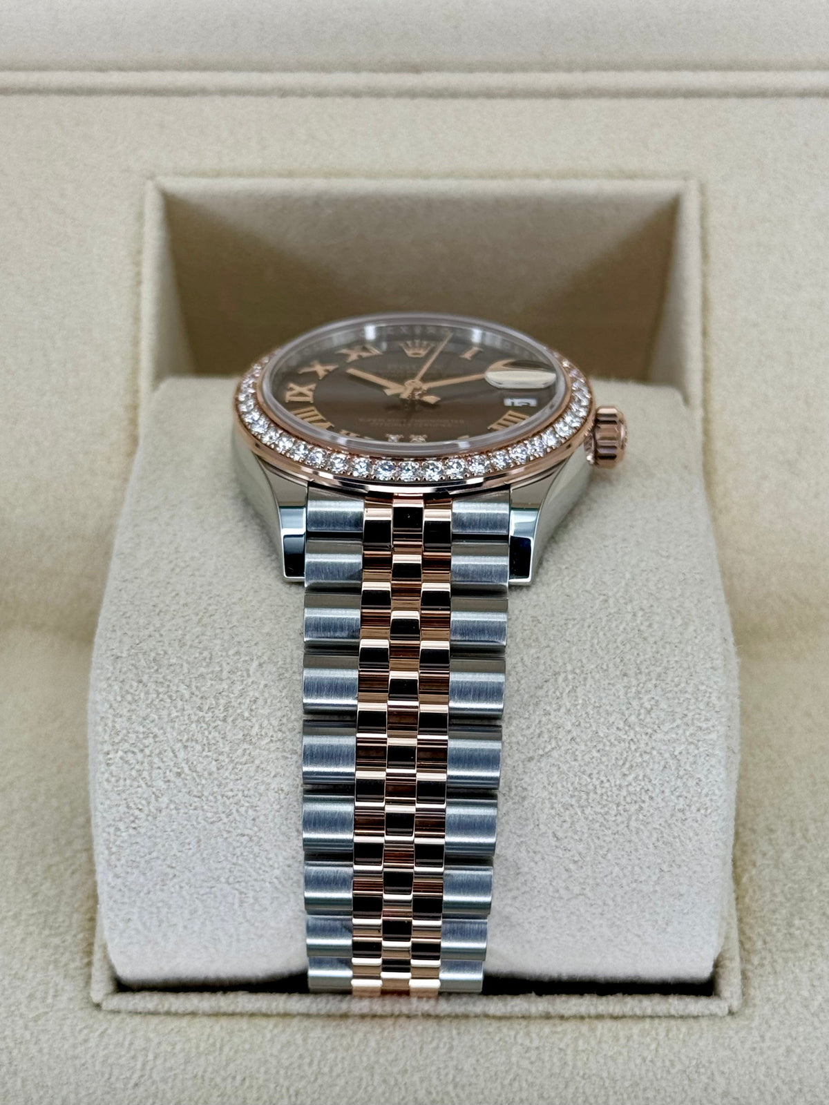 NEW 2023 Rolex Lady Datejust 31mm 278381RBR Two-Tone Chocolate Dial