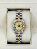 1997 Rolex Lady Datejust 26mm 69173 Two-Tone Jubilee Champagne Dial