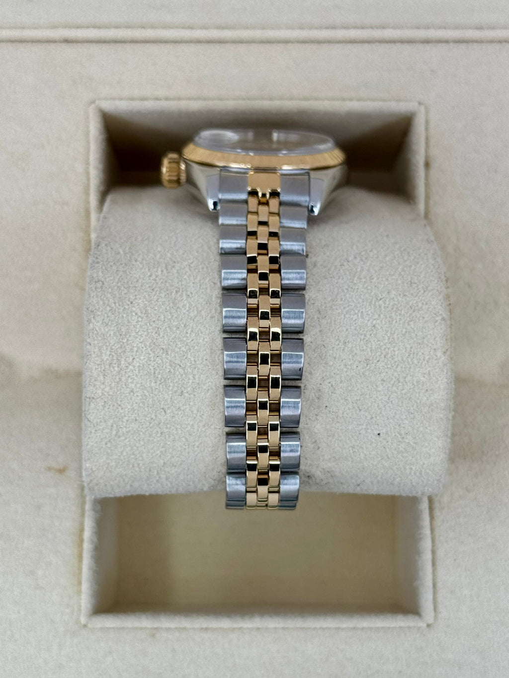 1997 Rolex Lady Datejust 26mm 69173 Two-Tone Jubilee Champagne Dial