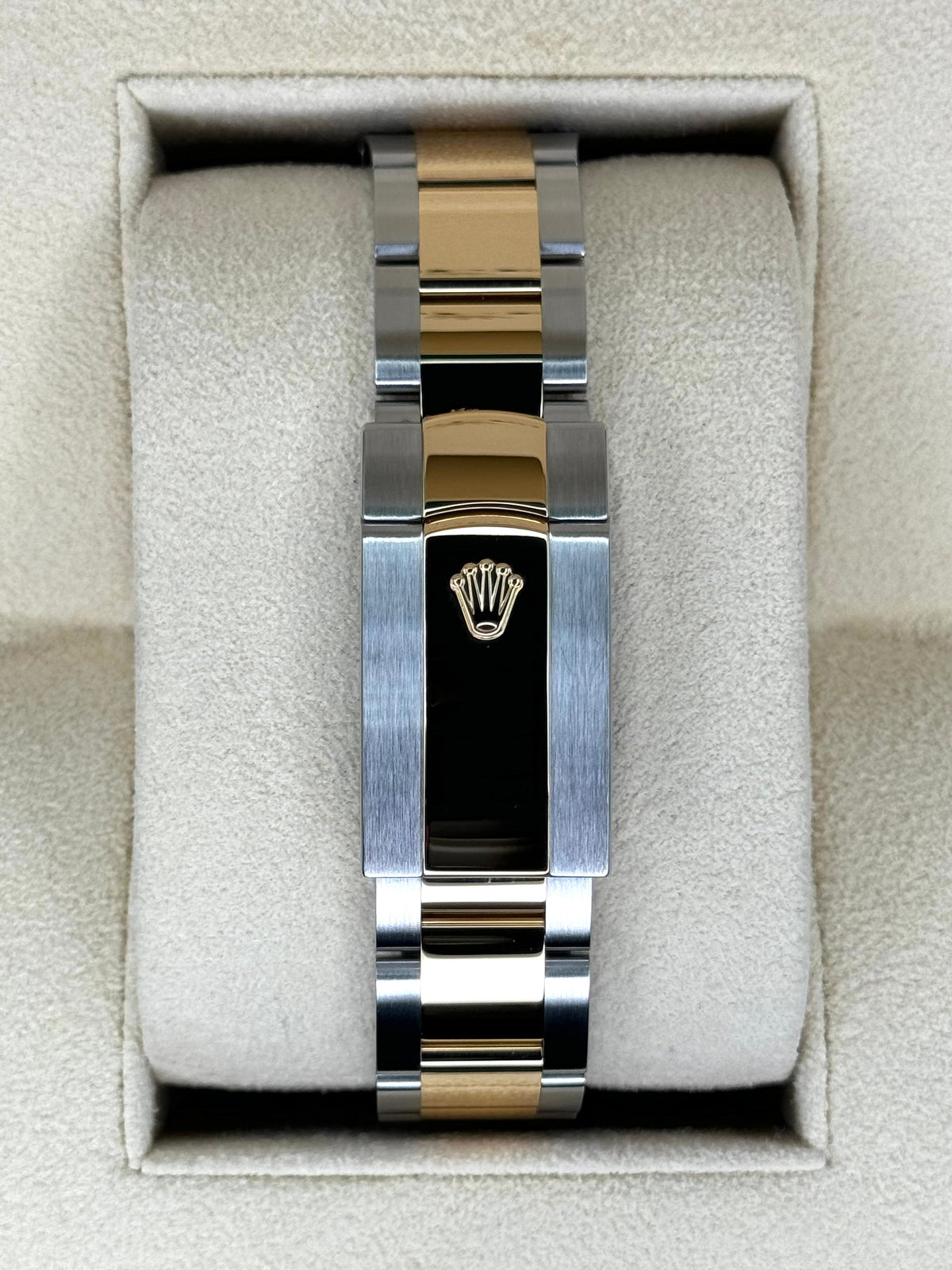 2023 Rolex Datejust 41mm 126303 Two-Tone Oyster Black Diamond Dial
