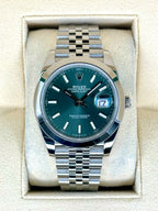 2024 Rolex Datejust 41mm 126300 Jubilee Green Dial