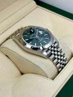 2024 Rolex Datejust 41mm 126300 Jubilee Green Dial