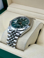 2024 Rolex Datejust 41mm 126300 Jubilee Green Dial