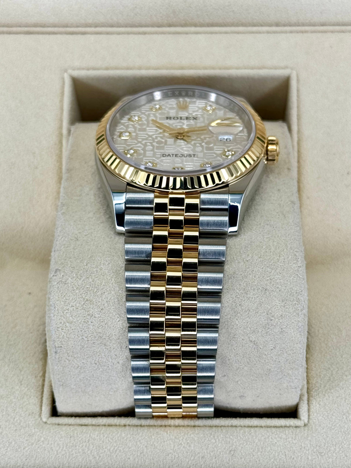 2020 Rolex Datejust 36mm 126233 Two-Tone 10 Diamond Anniversary Dial