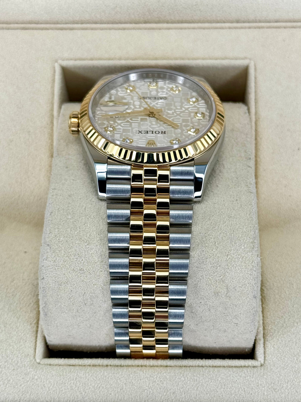 2020 Rolex Datejust 36mm 126233 Two-Tone 10 Diamond Anniversary Dial