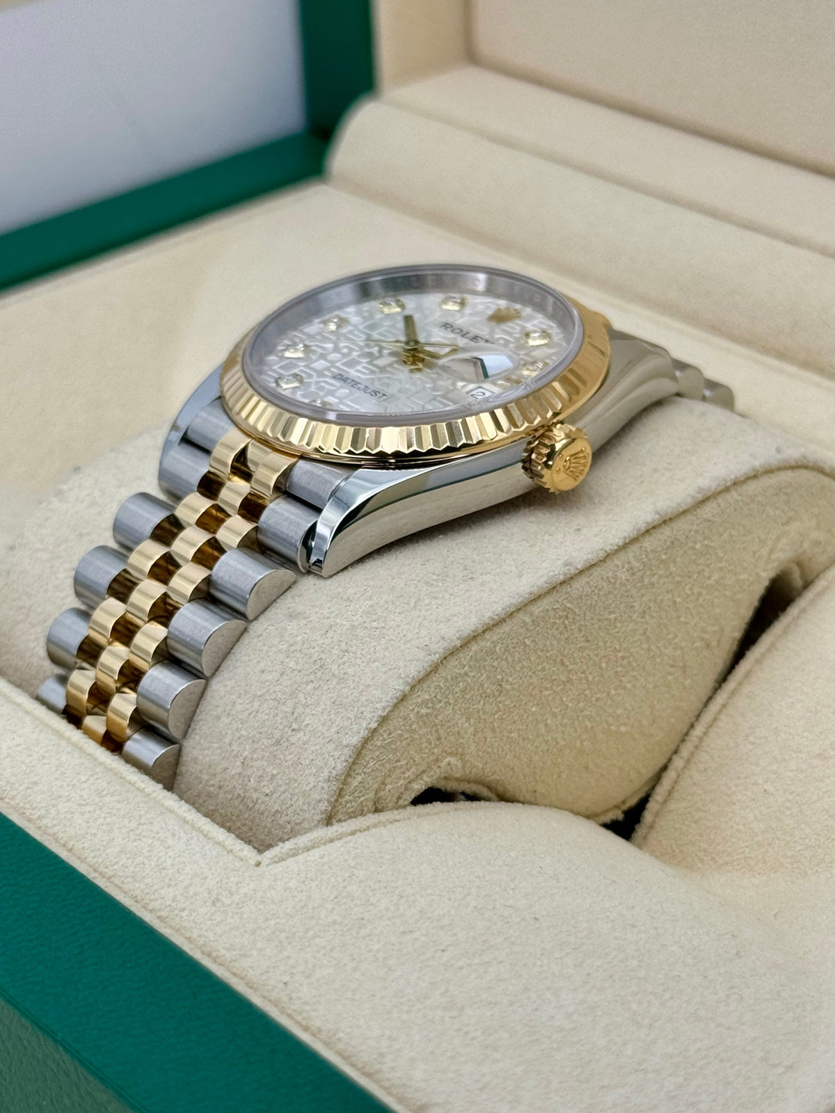 2020 Rolex Datejust 36mm 126233 Two-Tone 10 Diamond Anniversary Dial