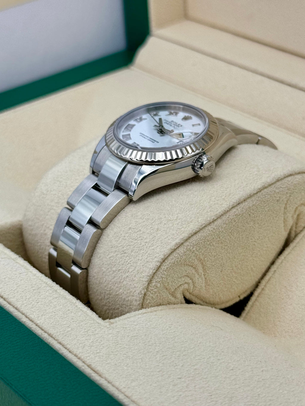 2021 Rolex Lady Datejust 28mm 279174 Stainless Steel Oyster White Dial