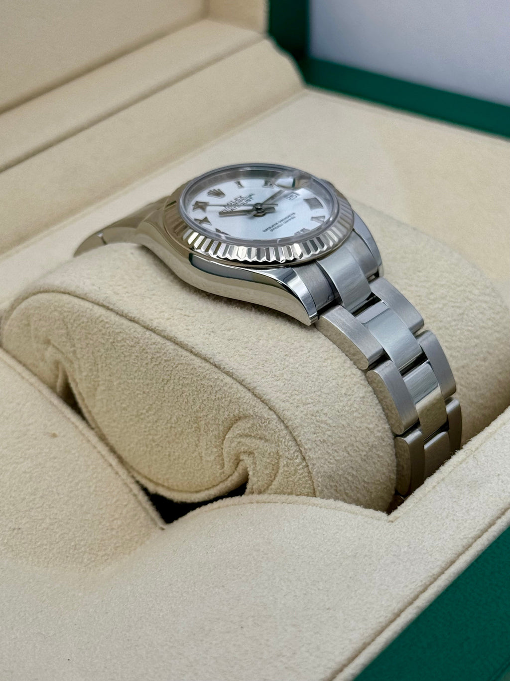 2021 Rolex Lady Datejust 28mm 279174 Stainless Steel Oyster White Dial
