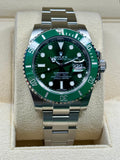 2015 Rolex Submariner "Hulk" 40mm 116610LV Green Dial
