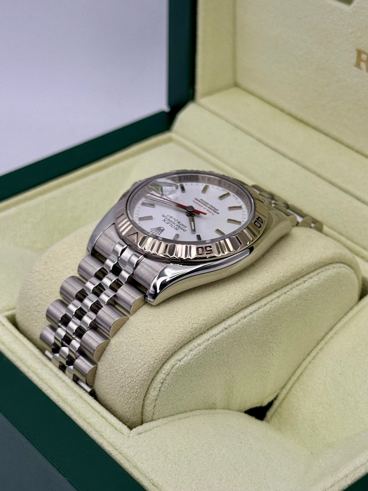 2006 Rolex Datejust Turn-O-Graph 36mm 116264 Jubilee White Dial