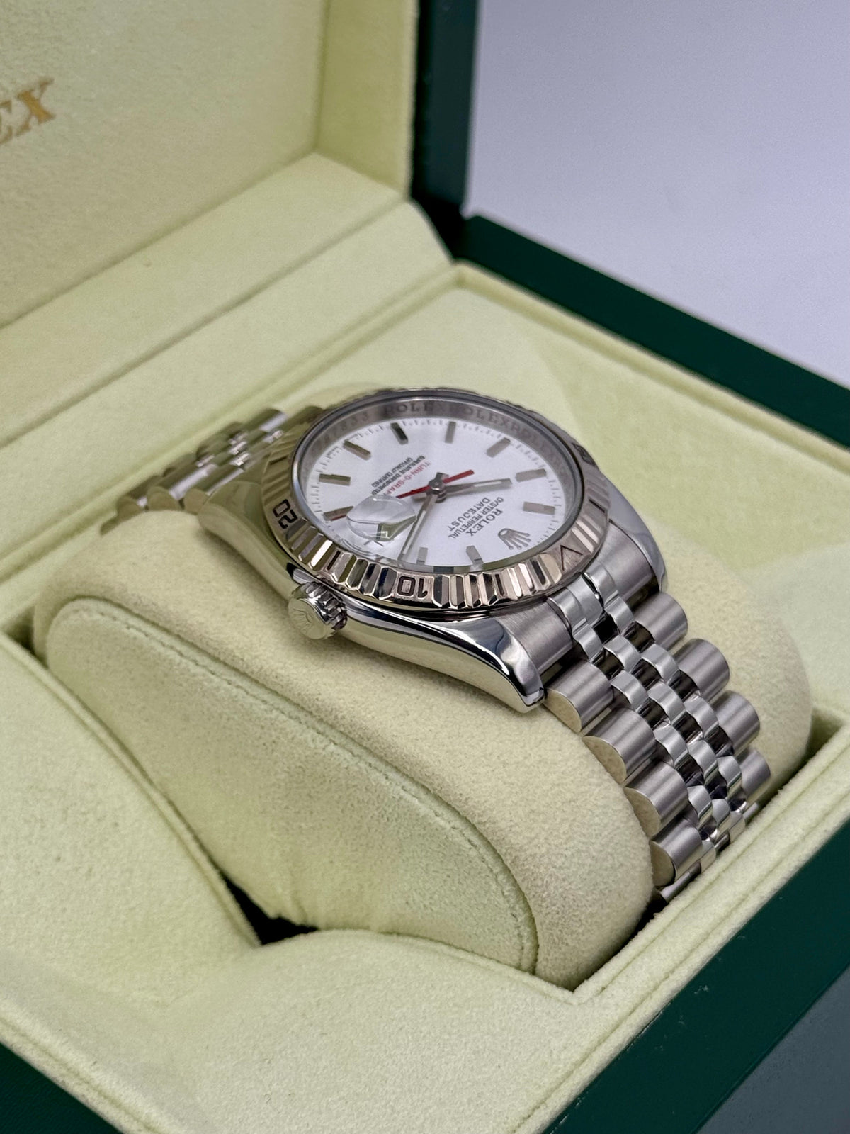 2006 Rolex Datejust Turn-O-Graph 36mm 116264 Jubilee White Dial