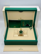 2023 Rolex Day-Date 40mm 228398TBR Presidential Yellow Gold Green Dial