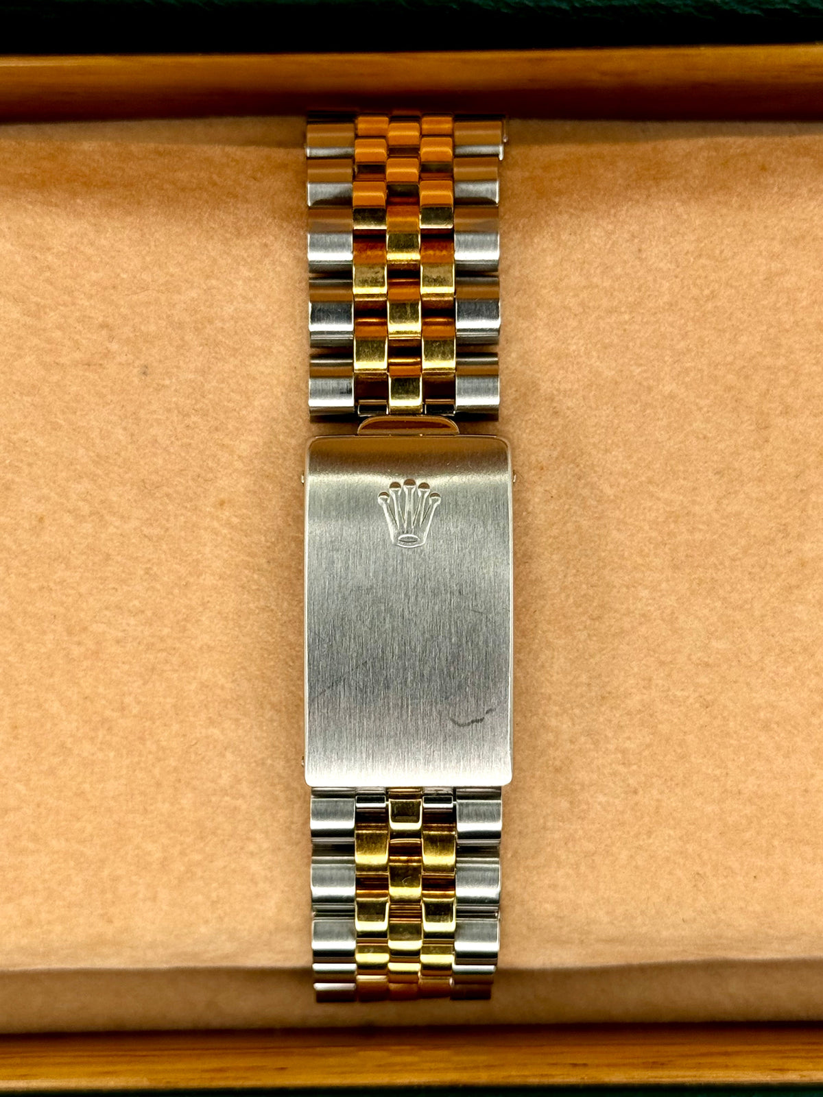 1995 Rolex Datejust 36mm 16233 Two-Tone White Pyramid Dial