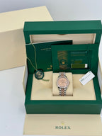 NEW 2023 Datejust 31mm 278381RBR Two-Tone Rose 10 Diamond Dial
