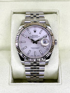 2017 Rolex Datejust 41mm 126334 Stainless Steel Jubilee Silver Dial