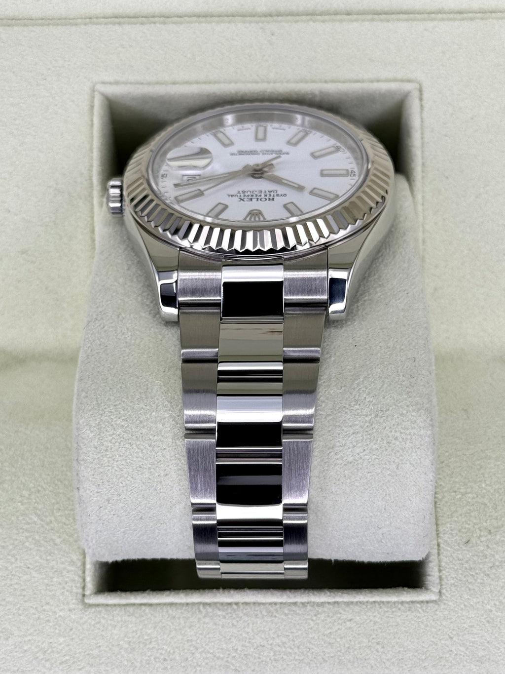 Rolex Datejust 41mm 116334 Stainless Steel Oyster White Dial