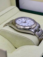 Rolex Datejust 41mm 116334 Stainless Steel Oyster White Dial