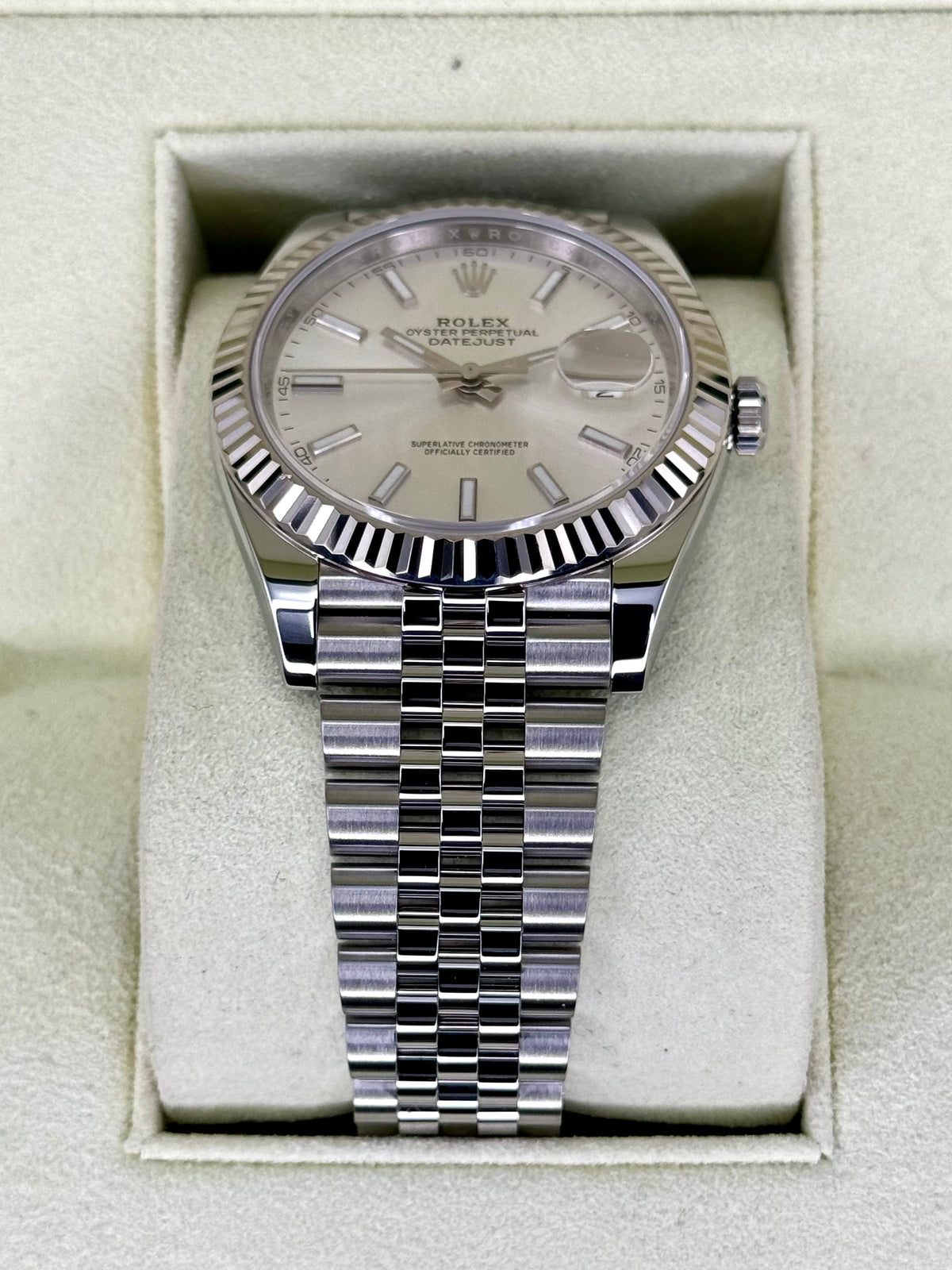 2017 Rolex Datejust 41mm 126334 Stainless Steel Jubilee Silver Dial