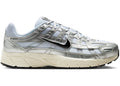 Nike P-6000 White Metallic Silver Flat Silver Black