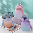 1 pc Cup, Sports Kettle, Straw Cup, Matte Pot Cup
