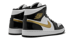 Air Jordan 1 Mid SE "Black Gold Patent Leather" 852542 007