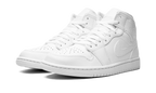Air Jordan 1 Mid "Triple White" 554724 136