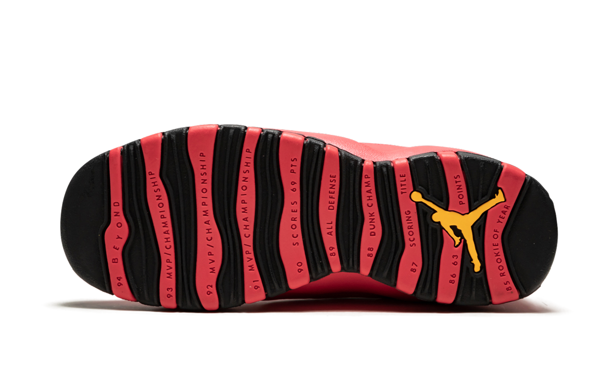Air Jordan 10 Retro GS "Fusion Red" 487211 605